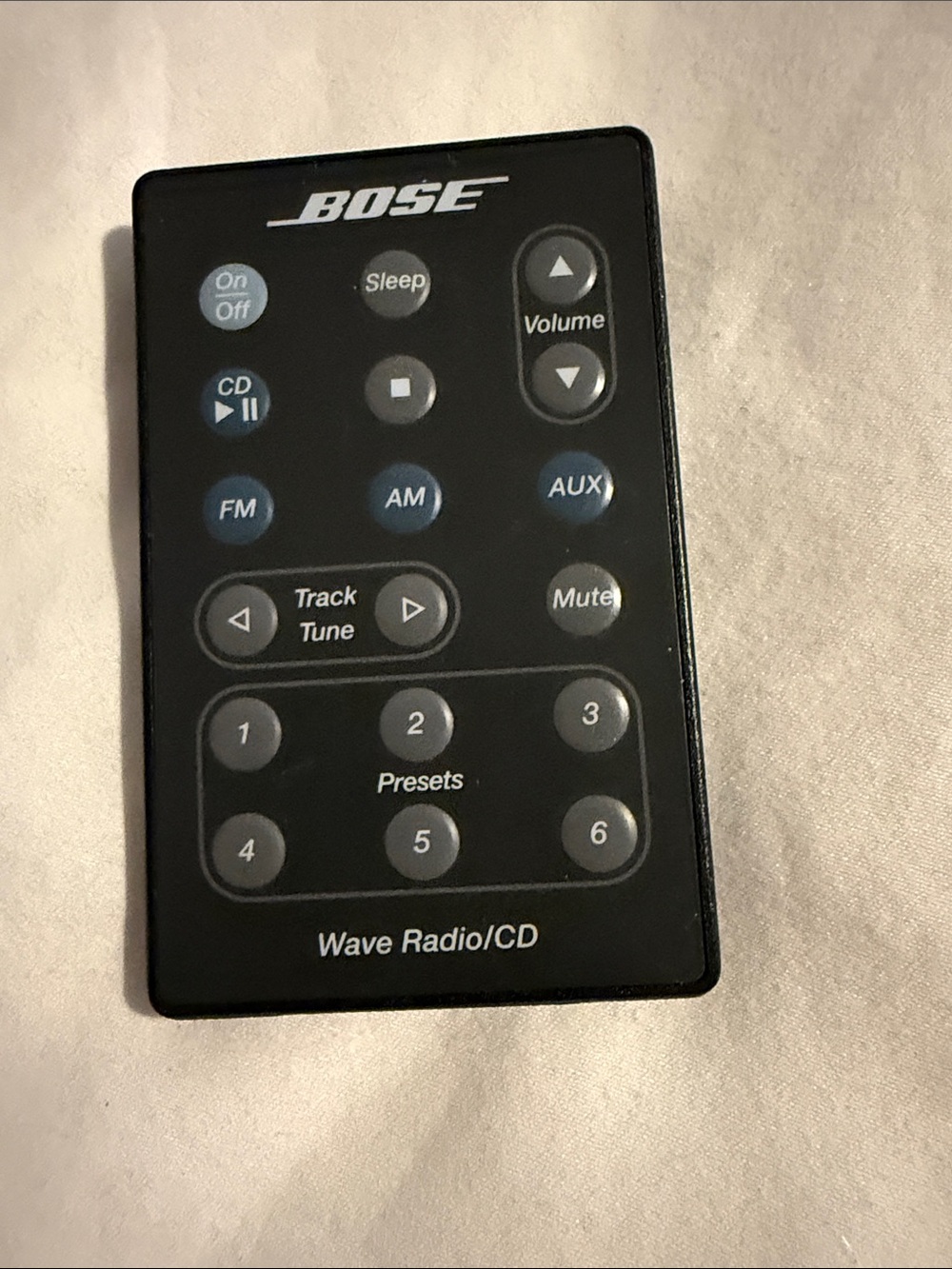 Remote for Bose Wave Radio/CD AWRC-1G AWRC-1W AWRC-1P 193334-B10